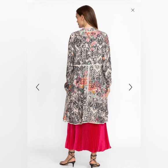 Johnny Was Ryder Vassilia Long Coat Cardigan Reversible XL - Picture 10 of 10